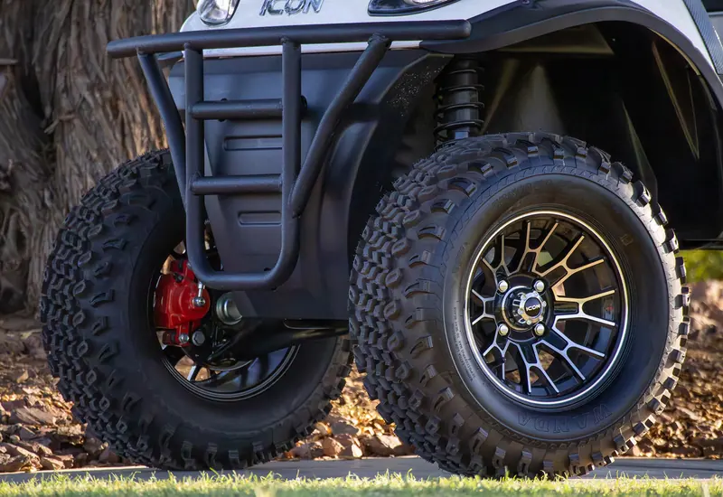 All-terrain tire and alloy wheel