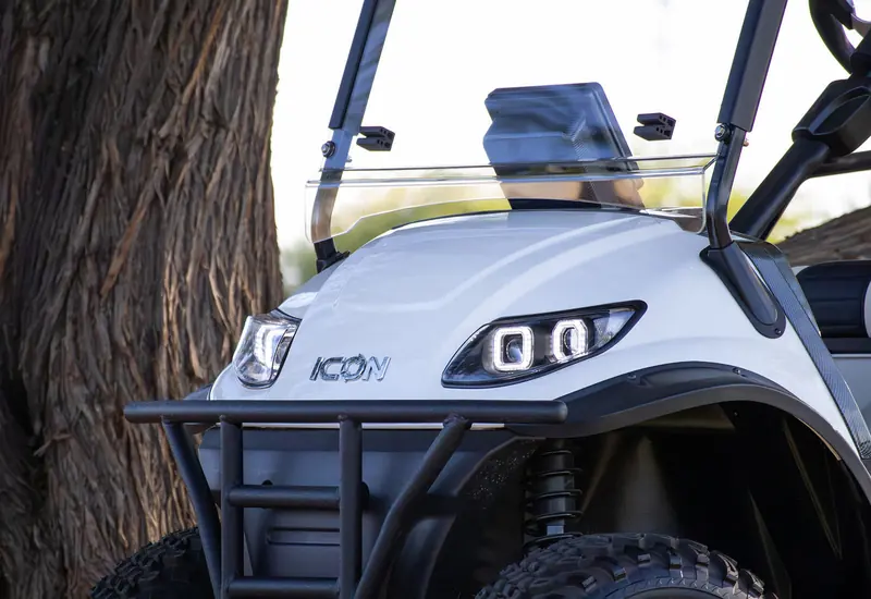 Front bumper and LED headlights