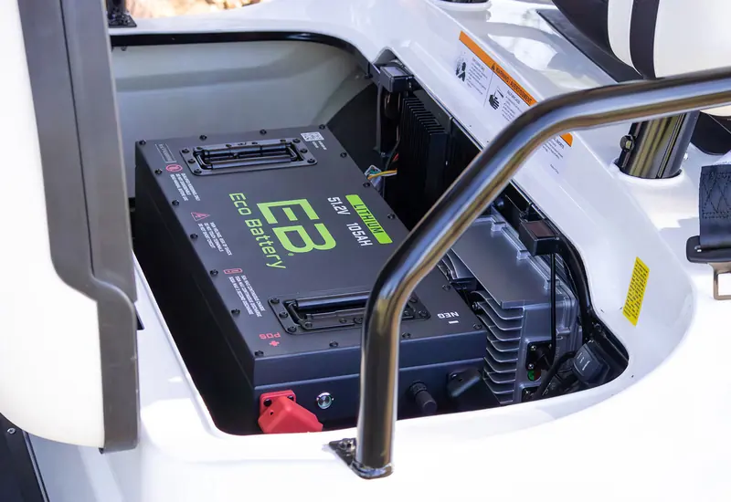 Lithium battery compartment