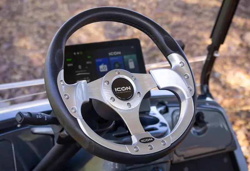Sport steering wheel and digital display